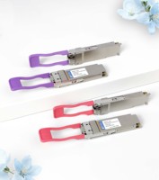 Transceptor de Fibra Óptica BiDi QSFP28 de 100G, Simplex, 1270/1330nm, 10km/20km, Módulo Óptico Bidireccional Simple