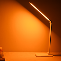 Lampe de bureau LED à intensité variable, lampe de table LED, lampe d'apprentissage, lampe de restaurant, lampe de salon, lampe de chevet rechargeable