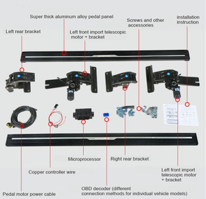 Đèn LED Bàn Đạp Điện Tự Động Điện Bước Liush Có Thể Thu Vào Bên Bước Gấp Bước Có Thể Triển Hiệ Cho BMW X4 2014-2023 - Product Image 2