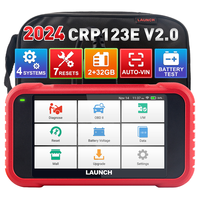 Escáner Automotriz Profesional CRE205, Lector de Códigos OBD II, Herramienta de Diagnóstico Android 0.5W BBA para Autos FCA, AutoAuth, Actualización Gratuita de por Vida, 12V
