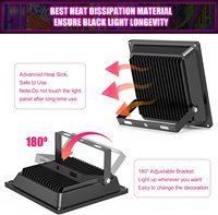 NGTlight Lumière de scène LED 80w 100w Disco Party Night Club Uv Éclairage noir 5 ans de garantie Lampe ultra-violette Lumière de scène LED