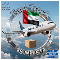 Expédition porte-à-porte par avion et camion vers les Émirats arabes unis avec consolidation FBA, marchandises dangereuses et générales, livraison en 7-9 jours