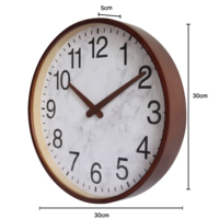 Relojes de Pared de Diseño Especial con Pantalla Digital y Marco de Madera, Estilo Moderno, Rústico y Antiguo para Sala de Estar, con Certificación CE