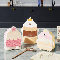 Draagbare lunchbox voor studenten, lichte maaltijd, fruitbox, nieuwe creatieve cakevormige lunchbox, kinderlunchbox met deksel