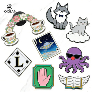 Pin de Solapa Personalizado con Diseño de Gato, Hecho en China, Varios Diseños Disponibles, Pin de Solapa para Boda - Product Image 4