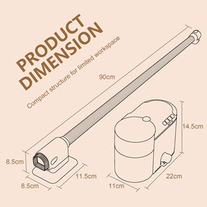 2025年 新デザイン 便利なミニネイル集塵機 2-in-1 マニキュア ドリル ダストエクストラクター付き - Product Image 6