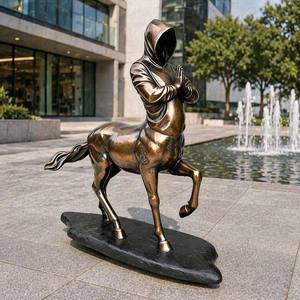 "El Origen del Céntaro" - <span class=keywords><strong>Obra</strong></span> <span class=keywords><strong>Maestra</strong></span> Surrealista de Bronce de Alta Gama Personalizable, Escultura de Bronce - Product Image 2