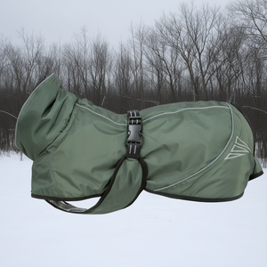 Explore Thermo Shelter S, Abrigo para Perros Color Verde Oliva, Impermeable, Ropa Cálida para Invierno - Product Image 3