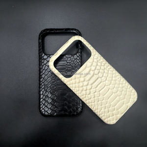 Funda protectora de teléfono con patrón de piel de serpiente de gama alta, último estilo de moda, adecuada para fundas de teléfono <span class=keywords><strong>iPhone</strong></span> 17 <span class=keywords><strong>Pro</strong></span> <span class=keywords><strong>Max</strong></span> 16 15 14. - Product Image 3