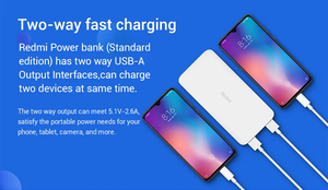 Nuevo Original 2023 para <span class=keywords><strong>Redmi</strong></span> PowerBank 20000 mAh 18w <span class=keywords><strong>Carga</strong></span> Rápida Batería Externa Micro-USB USB-C 2 Tipos Portátil Mi Powerbank - Product Image 5