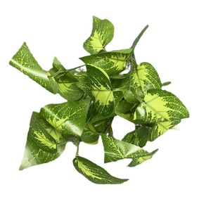 Usine de fleurs Feiyu Craft, feuilles artificielles de Monstera Deliciosa, tige petite à 7 branches, décoration intérieure, matériau pour mur végétal - Product Image 5