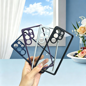 Funda Protectora para Teléfono Samsung Serie S26 <span class=keywords><strong>Ultra</strong></span> S25 A57 A37 A17 A07, Resistente a Arañazos, Acrílico Transparente + TPU, Superventas - Product Image 1