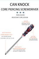 Outils de tournevis à main professionnels multifonctions Crv Pozi jeu de tournevis Torx avec poignée Tpr