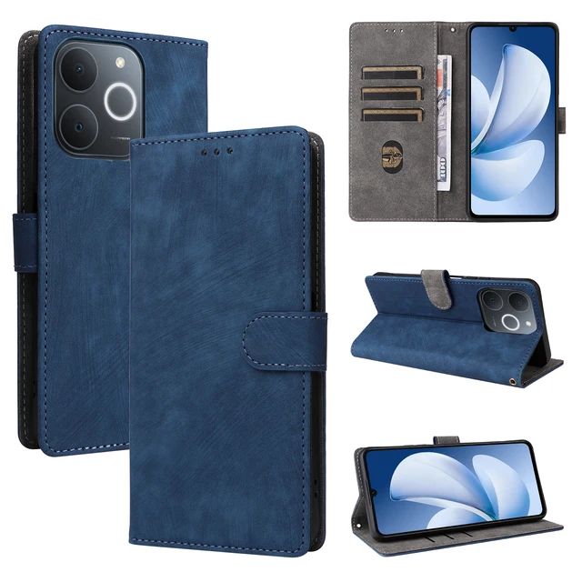 Camera Protection PU Leather Case Cover Wallet Book Phone Case for Oppo Realme Note 70T 70 4G/Narzo 80 Lite 4G/Realme C71 4G