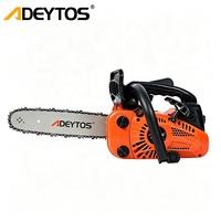 Mini tronçonneuse à essence 25,4 cm³ 2500 W pour la coupe du bois, avec guide-chaîne de 12 pouces, pour bricolage domestique, personnalisable OEM
