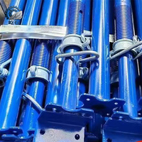 Poteau de support en acier galvanisé réglable pour coffrage, poteau de support en acier pour la construction