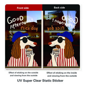 Ventas directas de fábrica de pegatinas de vidrio esmerilado estático, que se pueden utilizar en supermercados, escuelas y hogares. - Product Image 4