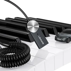 USAMS sjsjkablosuz ses alıcı verici bluetooth 5.0 alıcı araba kablosuz
