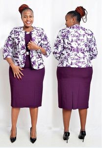 2024 donna africana abiti da ufficio pieghettati con cappotto due pezzi Set di <span class=keywords><strong>turchia</strong></span> Plus Size abiti lunghi da donna Set completo Casual - Product Image 6