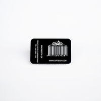 Etiqueta de número de serie grabado con láser de aluminio, Impresión de código QR, etiqueta de placa de metal para muebles/maquinaria