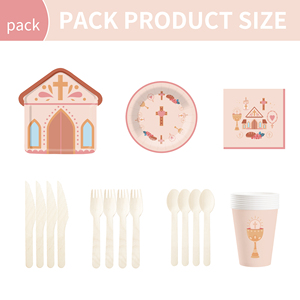 ชุดอุปกรณ์ตกแต่งงานเลี้ยงเปิดเผยเพศลูกน้อย DAMAI จานกระดาษ ผ้าเช็ดปากแบบใช้แล้วทิ้ง ของตกแต่งโต๊ะสำหรับงานเลี้ยงฉลองทารก สำหรับ 8 ท่าน - Product Image 6