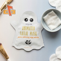 Emballage cosmétique personnalisé haut de gamme pour masque et lotion, impression or mat, métallisé, résistant à l'humidité, pochette plate à trois soudures latérales