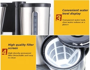 Cafetera de Mesa para Uso Comercial y Doméstico, con Pantalla LCD de 1.8L, Fabricada en China - Product Image 2