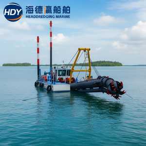 เรือขุดดูดแบบตัดขนาด <span class=keywords><strong>14</strong></span> นิ้ว พร้อมความลึกในการขุด 15 เมตร สำหรับทำความสะอาดทะเลสาบและช่องคลอง - Product Image 1