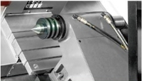 Centre d'usinage CNC de précision haute vitesse QT300, tour horizontal à banc incliné de moyenne capacité, tourelle motorisée à 12 postes FANUC