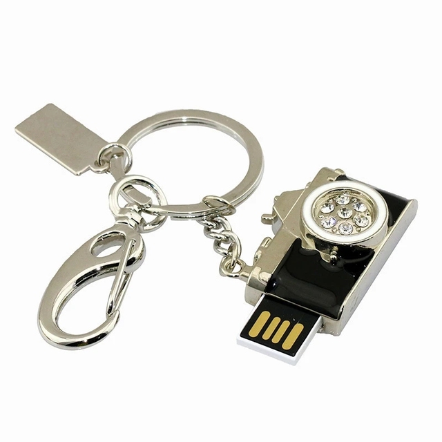 Jewelry Metal Cute Pen Drive Memory Stick USB Flash Drive New Stock Cute Gift USB Disk 2.0 1GB-64GB 8GB 16GB 32GB 64GB
