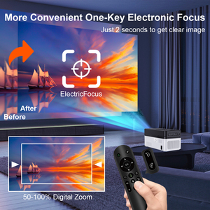 Proyector de Tiro Corto Topleo 8K 1080p Video <span class=keywords><strong>Mini</strong></span> Proyector Inteligente LCD 4K Android 11 Hy450 Proyector de Pantalla para Cine en Casa - Product Image 4
