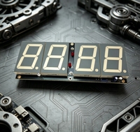 Horloge murale numérique électronique personnalisée professionnelle avec affichage LED, assemblage clé en main de circuits imprimés multicouches à 50 couches, certifiée ISO9001/CE