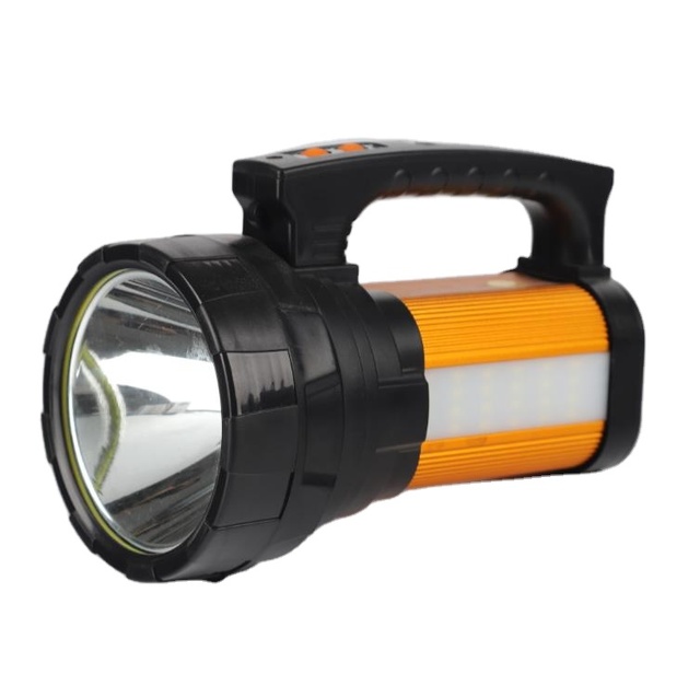 High Power with 2 USB Mobile Charger Emergency Led Searchlight Flashlight and Led Camping Lamp Waterproof Outdoor
