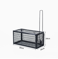Piège à rats vivants en métal à mailles fines, deux tailles disponibles, avec ressort sensible, cage de capture de rongeurs sans cruauté, piège à souris sans tuer