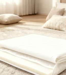 فراش من الألياف قابل للتنفس رباعي الأطراف ، قابل للطي ومحمول ، مضاد للانسداد وغير دهني ، حصيرة قيلولة للمكتب - Product Image 3