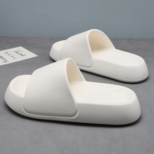 Beige Slides Slipper <b>Soft</b> Sole Non Slip Summer Outdoor Men's Wearable Injection <b>Shoes</b> Adult Size 4.0 - Product Image 4