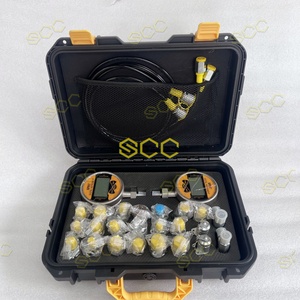 ชุดเครื่องทดสอบเกจวัดแรงดันไฮดรอลิก3/4/5มาตรวัดเครื่องขุดดิจิตอลพร้อมขั้วต่อที - Product Image 4