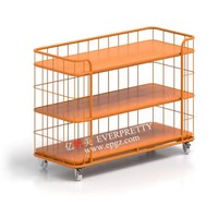 Mobilier scolaire bibliothèque couleur mobile chariot public personnalisé pour étudiant avec ISO