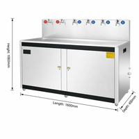 Machine de remplissage semi-automatique à 6 têtes en acier inoxydable pour bouteilles d'eau de 5 gallons, vente en gros OEM