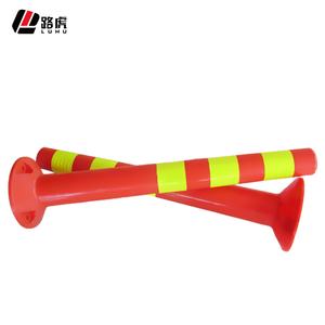 Cột Dây Cột Buồm Nhựa PVC Màu Vàng Đỏ Mới Cột Cảnh Báo Giao Thông Đường Bộ - Product Image 2