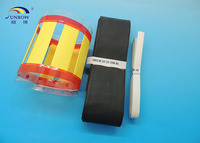 Tube thermorétractable imprimable pour l'identification des câbles et fils, tube de marquage en polyoléfine ignifuge, rapport de rétraction 2:1, 3:1