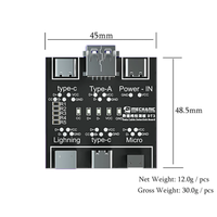 Carte de détection de ligne de données DT3 mécanique testeur de câble USB court-Circuit commutation marche-arrêt pour iOS Android outil de carte de Test de Type C