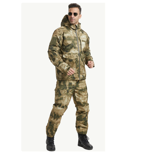 DFG02 Outdoor <b>working</b> camping Winter air cotton padded waterproof temperature lock winter <b>warm</b> insulation thick camouflage suit - Product Image 4