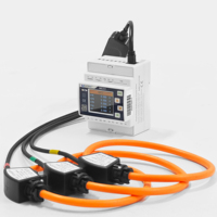 Monitor de Energía Inteligente Wifi 300A, Medidor de Corriente con Pinza Amperimétrica, 3 CTs, Medidor de Voltaje y Amperaje, Medidor de Corriente con Pinza Amperimétrica Wifi