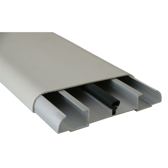 Hospital Corridor Wall Guards Class B1 Fire Rating PVC+Aluminum Retainer Hospital Wall Bumper Guard