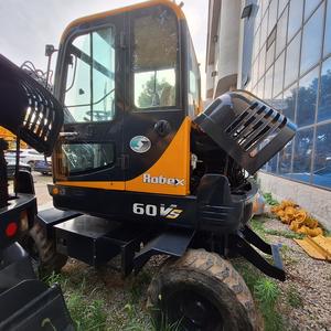Excavadora hidráulica usada buena y barata de 6 toneladas HYUNDAI 60vs Excavadoras usadas de alta calidad HYUNDAI 60vs a la venta - Product Image 2