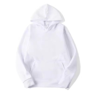 Men Custom Logo Hooded Pullover Hoodies <b>Sweatshirts</b> <b>Plain</b> Blank Knitted Polyester/Cotton Windproof Sublimated Printing Clothing - Product Image 5