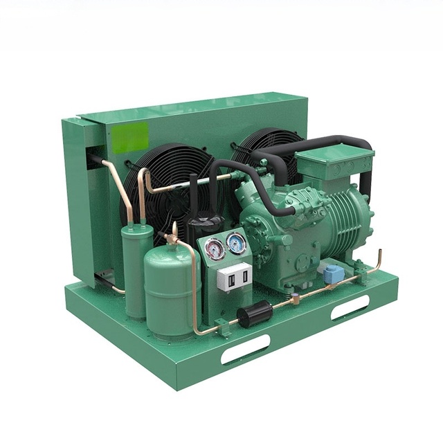 For for S4T-5.2Y 5HP Two-Stage Condensing Unit Remote Control PLC Frozen Storage R-404A -30C -50C Food Industry Quick