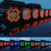 Projecteur LED Raptor rond de 5 pouces 30000LM pour pare-chocs avant et montant A, étanche et antichoc, pièce automobile tout-terrain