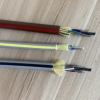 Kabel Serat Optik ADSS 200m 48FO, Kabel Optik 12 24 96 Core G652D 4KM, Kabel Komunikasi Serat Optik ADSS untuk Pemasangan Udara FTTH, Harga